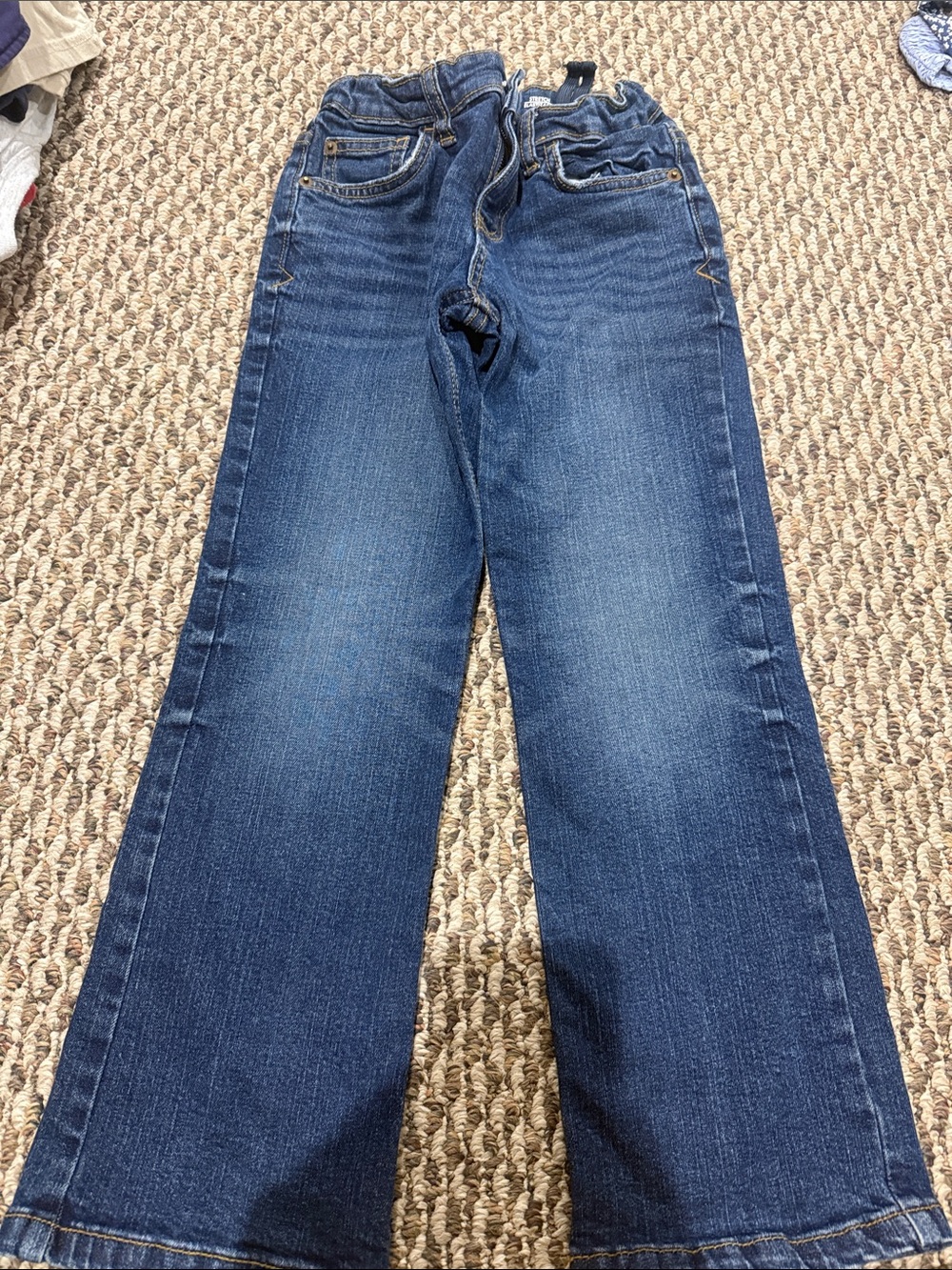 Cat & Jack Dark Blue Kids Wide-Leg Jeans